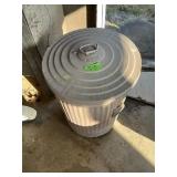 METAL TRASH CAN