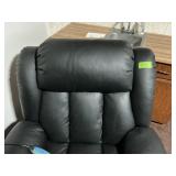 GRAY POWER RECLINER W HEAT MASSAGE
