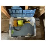 WATER JUGS, STUFF IN TOTE