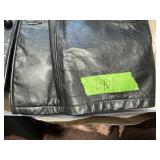 LEATHER JACKET W LINER, SZ 44