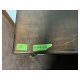 WOODEN CABINET W GLASS FRONT DOORS