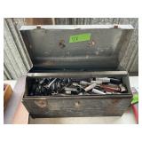 METAL TOOL BOX, MISC TOOLS