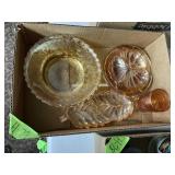 LOT OF CARNIVAL GLASS, LOT OF 5