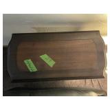 VINTAGE END TABLE MAGAZINE RACK