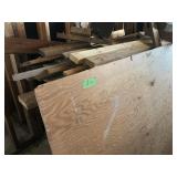 PLYWOOD + STACK OF LUMBER