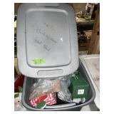 TOTE OF CHRISTMAS DECOR