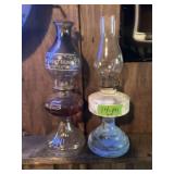 OIL LAMPS LOT OF 2