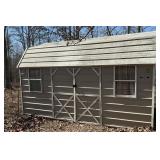 STORAGE BUILDING WIRED W LIGHT+ELECTRIC