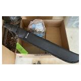 GERBER MACHETE+TROPHY ROCK MINERALS