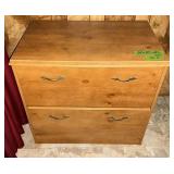 WOOD FILING CABINET