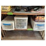 LOT OF 3 ORGANIZERS W PLUMBING SUPPLIES