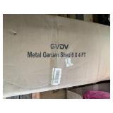 METAL GARDEN SHED 6FT X 4FT