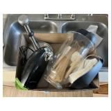 HAMILTON BEACH BOX- CAN OPENER, COOKING UTENSILS