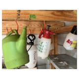 GARDEN SPRAYERS+ WATERCANS LOT OF 5