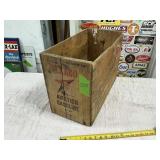 TEXACO AVIATION GAS, WOODEN BOX