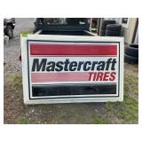 MASTERCRAFT TIRES SIGN-PLASTIC- 72' X48'