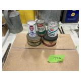 VINTAGE GREASE + OIL CANS