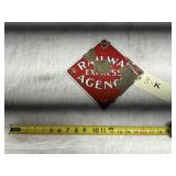 RAILWAY EXPRESS AGENCY SIGN-PORCELAIN