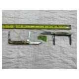 SCHRADE- PAIR VINTAGE 885UH POCKET KNIVES