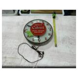 PAM-CALVERT WHISKEY CLOCK, WORKS, 15'