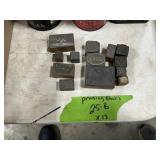 VINTAGE GAS +OIL LETTER PRESS PRINTING BLOCKS