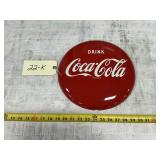 COCA COLA COKE BUTTON VINTAGE ORIGINAL 12'