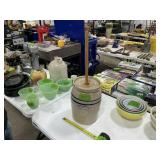 3GAL BUTTERN CHURN-MARSHALL POTTERY