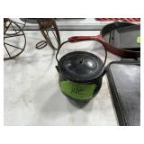 CAST IRON CAULDRON 5'TALL X 6'WIDE