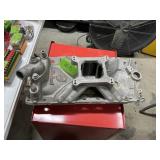VINTAGE EDELBROCK SCORPION INTAKE MANIFOLD SBC