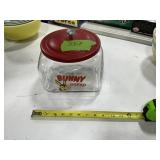 BUNNY BREAD-COUNTER DISPLAY JAR