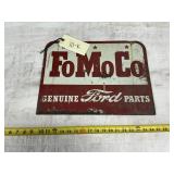 FOMOCO GENUINE FORD PARTS DOUBLE SIDED SIGN