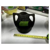VINTAGE LEATHER WATER JUG-ENGLISH BLACK JACK JUG