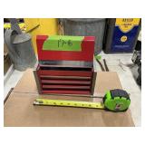MINI SNAP ON TOOL BOX RED
