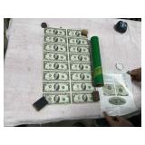 SHEET UNCUT 10 DOLLAR BILLS-16 BILLS- 1995