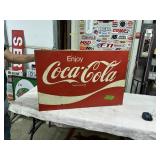 COCACOLA SIGN AM66 24' X 36' VINTAGE