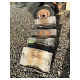 LOT OF 5 CAR DOLLIES