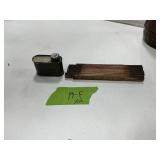 US RIFLE BORE CLEANER CAN +FOLDING MEASURING STICK