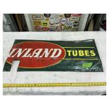 INLAND TUBES SIGN, 37' X 16' AS IS