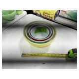 VINTAGE PYREX-PRIMARY COLOR-NESTING SET BOWLS