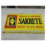 SAKRETE-CEMENT SIGN- 14.5' T X 28.5' L- STOUT SIGN
