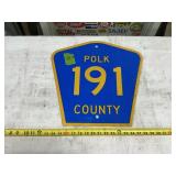 POLK CO. ROAD 191 SIGN