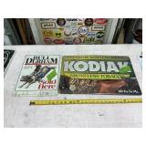 KODIAK + BULL DURHAM SIGNS X2