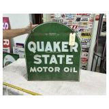QUAKER STATE MOTOR OIL SIGN 29' X 26.5' 1950S