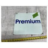 PORCELAIN PREMIUM PUMP PLATE 14' X 12'