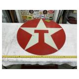 TEXACO ROUND SIGN PLEXIGLASS 33'