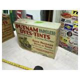 1931 PUTNAM DYES-TINTS-COUNTERTOP DISPLAY