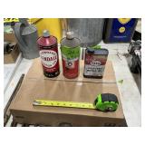 VINTAGE KENDALL-ESSO-DELCO CANS X3