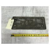 CHICAGO NW RAILROAD CO -RAILROAD BRIDGE PLATE 1951