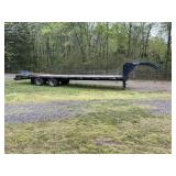 2007 'CUSTOM BUILT' GOOSENECK TRAILER 30 FT