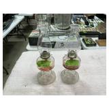 VINTAGO OIL LAMPS X2